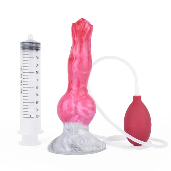Silicone dog penis multi-color simulated penis animal female masturbator adult sex toys wholesale - Image 5
