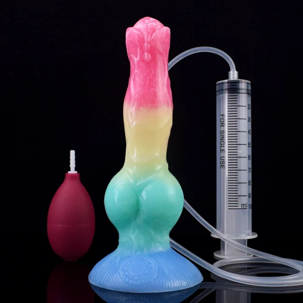 Silicone dog penis multi-color simulated penis animal female masturbator adult sex toys wholesale - Image 2