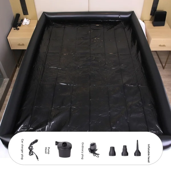 Inflatable water bed sex foreplay - Image 3