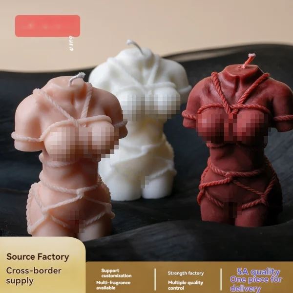 Fun Low temperature Candle Rope Binding Human Body Dropping Wax Mood 40 ° C Novice Skin Couple Toys Aromatherapy Candle Wholesale - Image 3