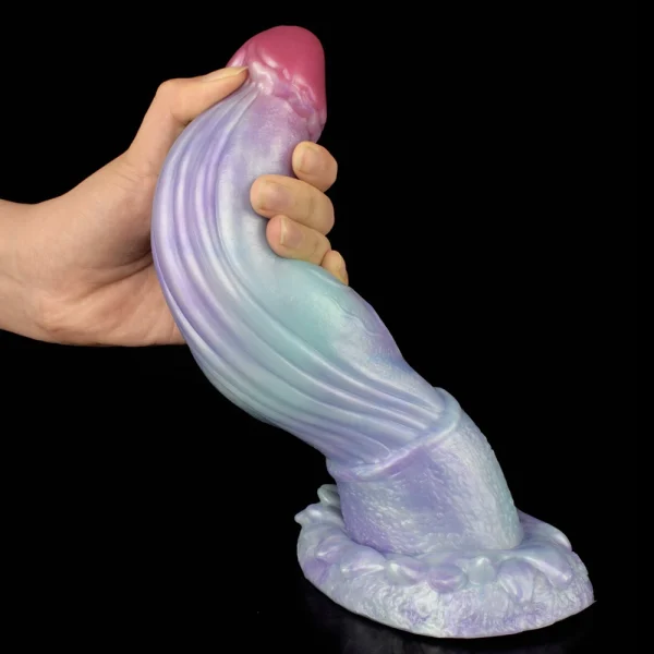 Alien Tyrannosaurus rex penis adult products wholesale platinum silicone dildo luminous female attacker wearing Ding Ding
