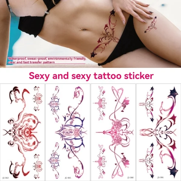 Waterproof Sexy Belly Tattoo Sticker