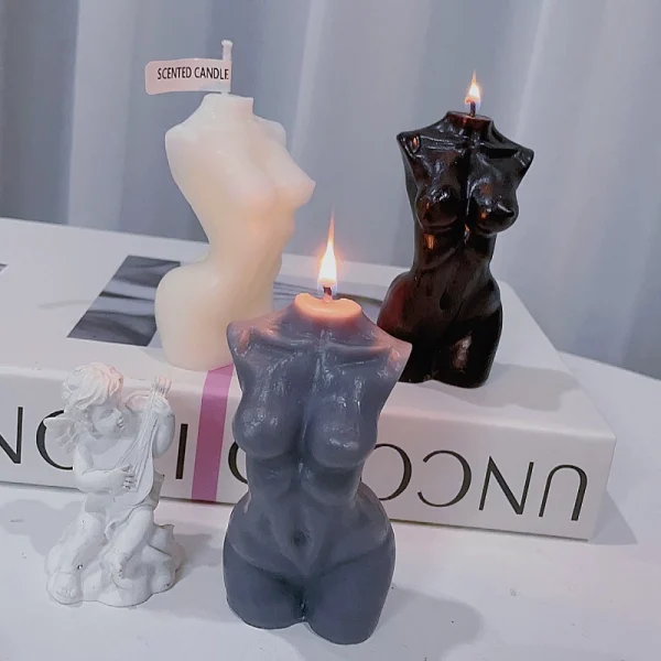 42 degrees low temperature candle female body art