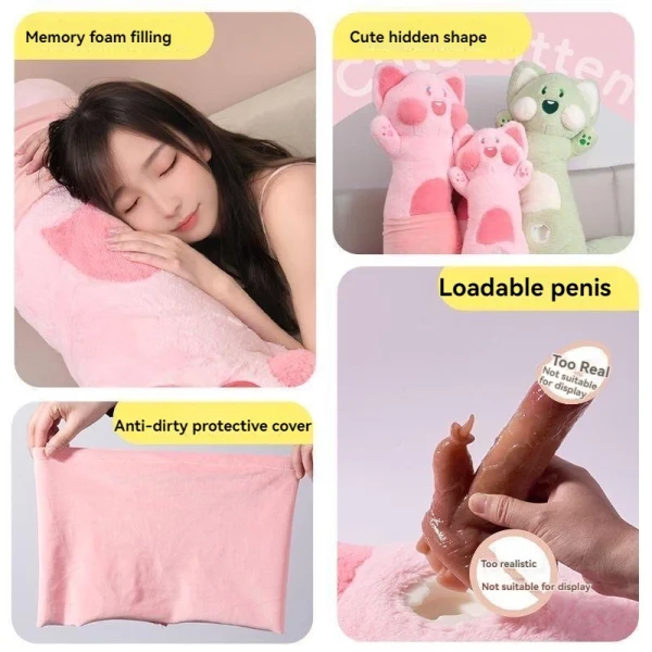 Hidden masturbation cat pillow - Image 5