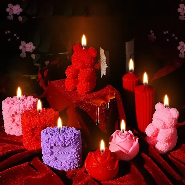 SM Fun Low Temperature Candle Binding Set for Women, Dripping Wax Fun Adult Products, Alternative Play Props Training