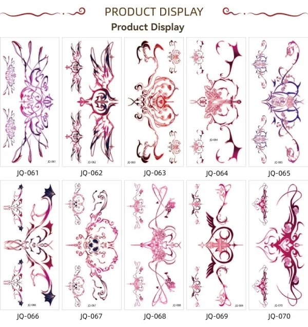 Waterproof Sexy Belly Tattoo Sticker - Image 2