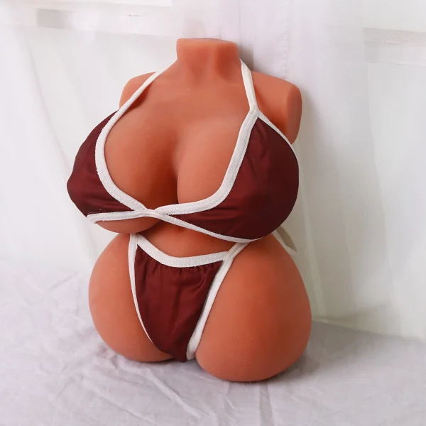【 US Spot】Wheat color 30cm half-body doll mold - Image 8