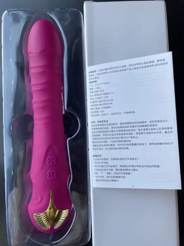 US Spot Vibrator Rabbit Telescopic 3 Thrusting 10 Vibration Dildo Clitoral Stimulator Retractable Female Masturbators Rechargeable Sex Toys for Women Couples - Image 4