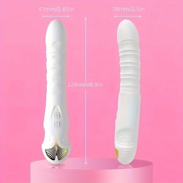 US Spot Vibrator Rabbit Telescopic 3 Thrusting 10 Vibration Dildo Clitoral Stimulator Retractable Female Masturbators Rechargeable Sex Toys for Women Couples - Image 3