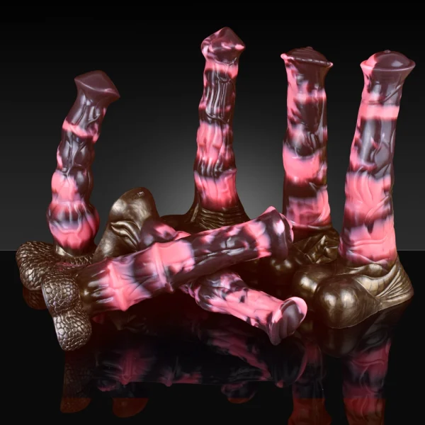 Adult sex toys, simulated animal penis