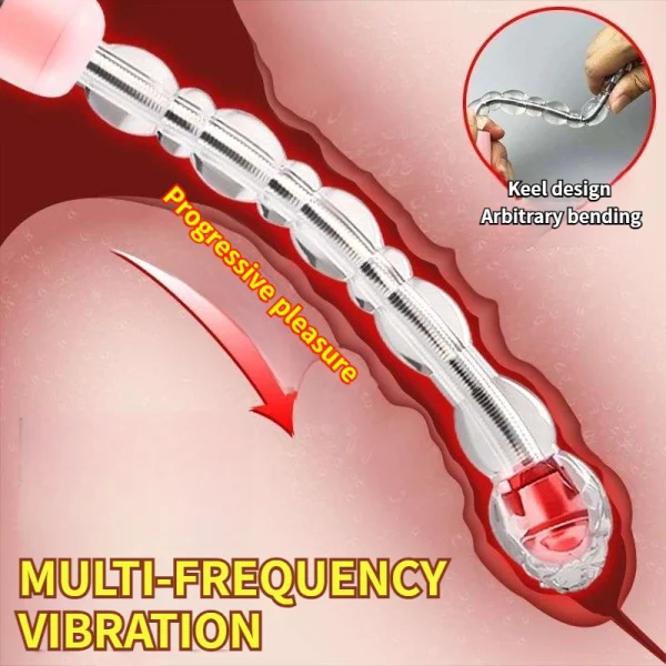 Electric anal masturbator, vibrating anal plug beads - Image 2