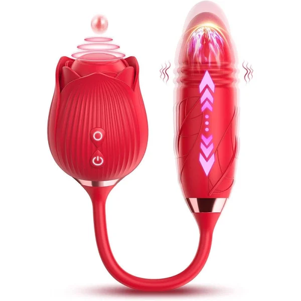 Rose Sex Toy Sucking Vibrator - Image 2