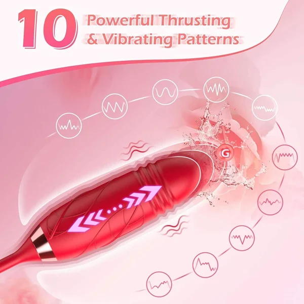 Rose Sex Toy Sucking Vibrator - Image 4