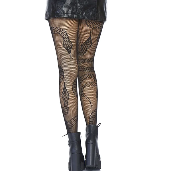 Snake fishnet stockings - Image 4