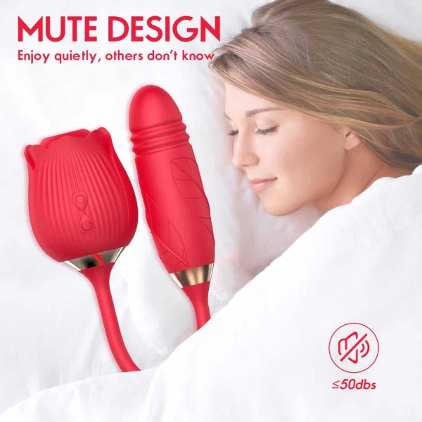 Rose Sex Toy Sucking Vibrator