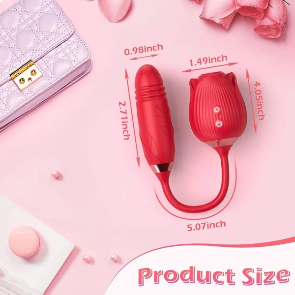 Rose Sex Toy Sucking Vibrator - Image 5