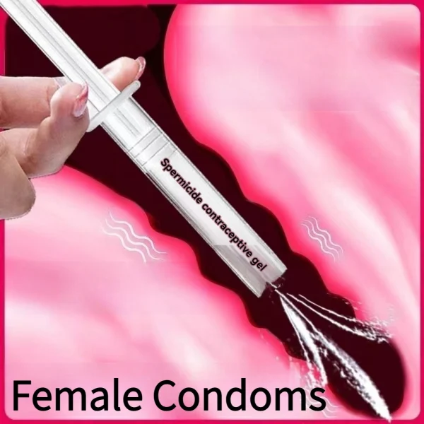 Gel female 5-pack liquid condoms