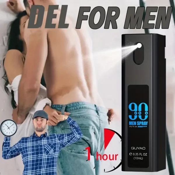 Men's Relaxing Mist - Alcohol Free, Natural Plant Ingredients, 90°C Comfort Temperature, 1 Hour Duration, 0.3 fl oz (10 ml), For Couples, Couple's Relaxing Mist - Elegant Packaging, Ergonomic Design, Couple's Relaxing Mist