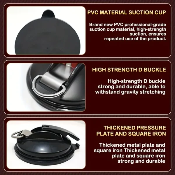 Suction cup + plush handcuffs, PVC + artificial leather material, adjustable handcuffs, SM sex game accessories, BDSM bondage props, couple sex toys, universal adult sex toy scene, no electricity for Valentine's Day - Image 3