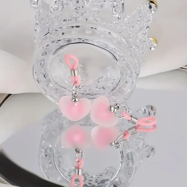 Women's flirting matte heart-shaped nipple clamps adjustable breast clamps a pair - Image 2