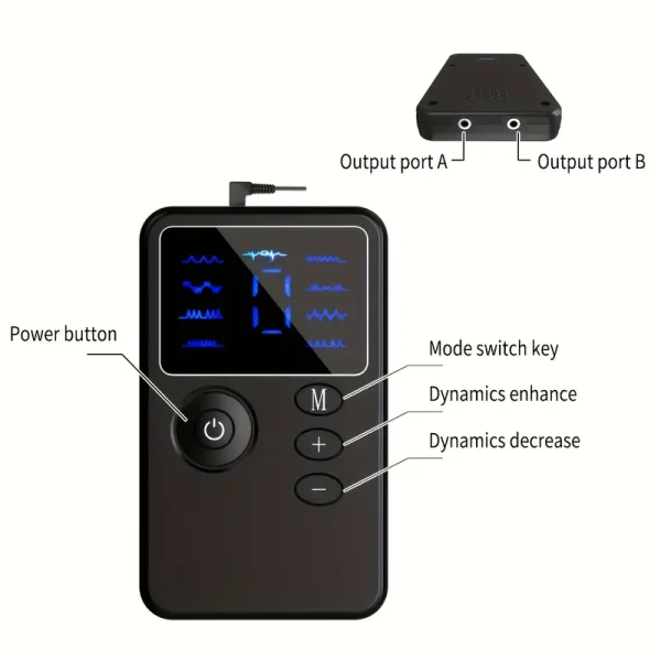 Shock Ring Set with Shock Device Box - Adjustable Size (Batteries Not Included) - Image 4