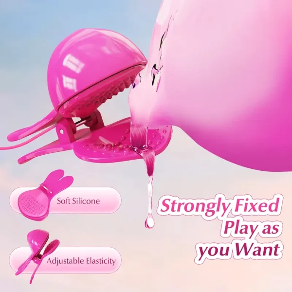 Nipple stimulation toys, 10 vibration modes, neck-hanging adult sex toys, vibrating nipple clamps for couples or women - Image 4