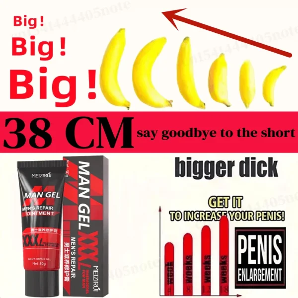 Best Sellers Essential Oil Big Dick Male Penis Enlargement Oil Increase Size Erection Product Aphrodisiac Sex Extender Enhance