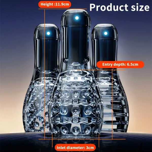 Automatic Masturbator Cup for Men Pocket Pussy Gay Male Masturb Toys Penis Vibrator Oral Pussy Cup Penis Massager Glans Trainer