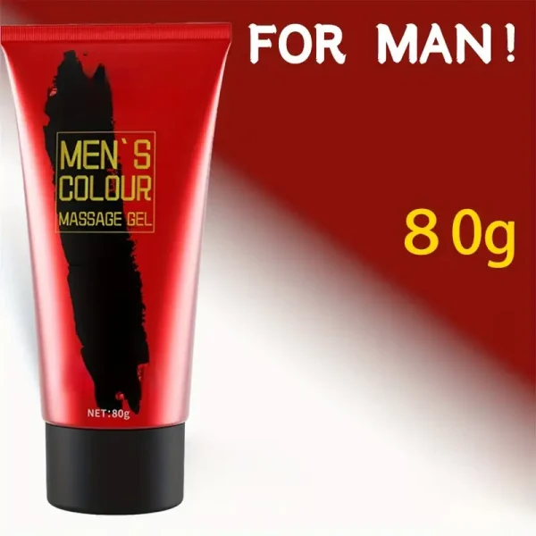 Men's Massage Gel,High-quality cream for men and women - thickening and moisturizing body cream with natural ingredients, long-lasting moisturizing, suitable for couples, couple life, intimate care, elegant tube design, natural ingredients - Image 3